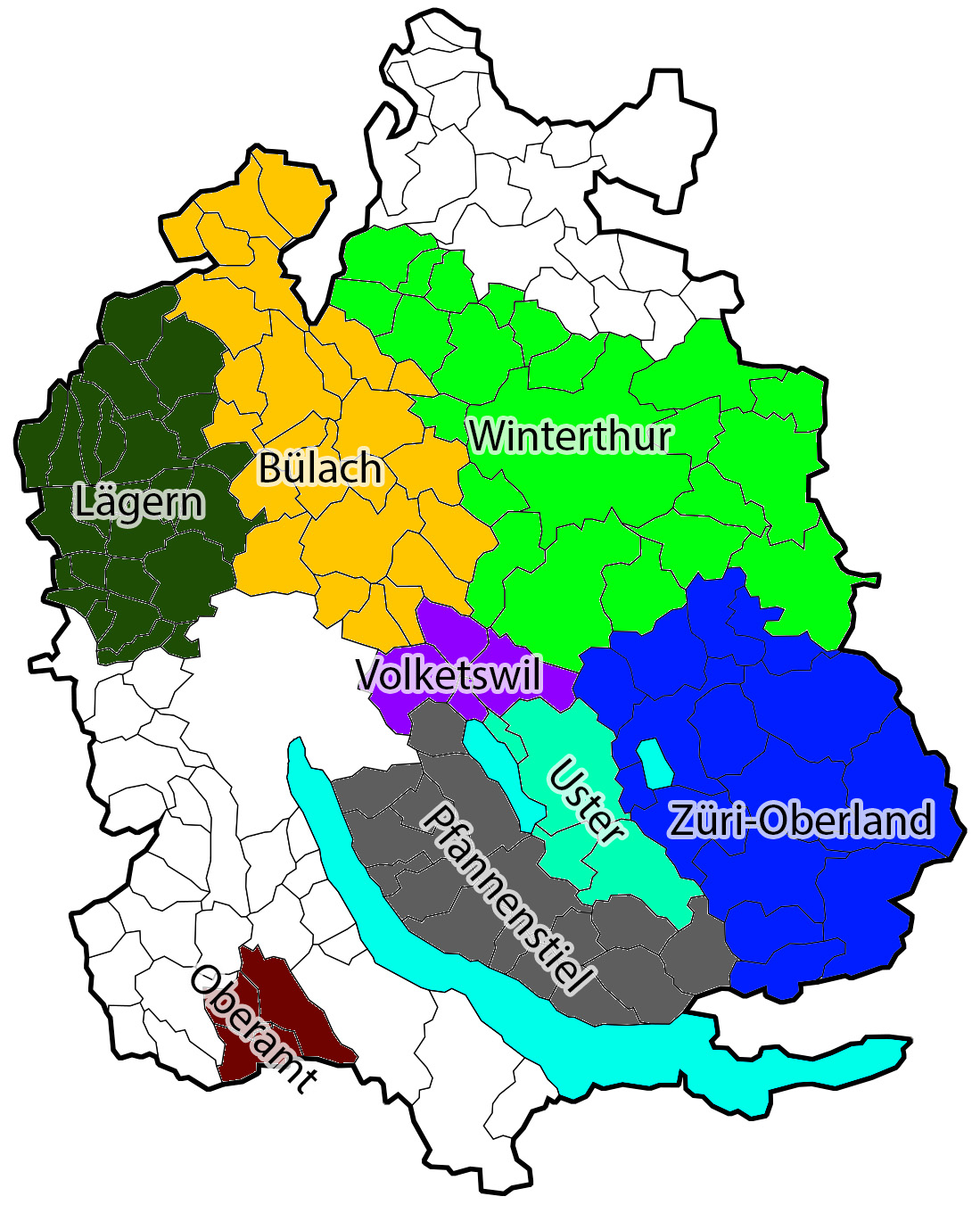 Regionen